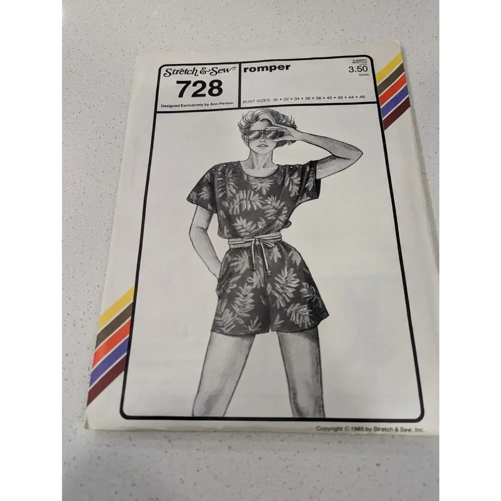 Lot Of Six Vintage Patterns By Ann‎ Person